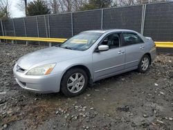 Vehiculos salvage en venta de Copart Waldorf, MD: 2005 Honda Accord EX