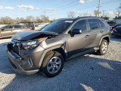 Salvage cars for sale at Riverview, FL auction: 2019 Toyota Rav4 LE