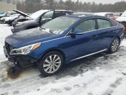 Salvage cars for sale at Exeter, RI auction: 2015 Hyundai Sonata Sport