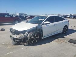 Salvage cars for sale at Grand Prairie, TX auction: 2017 Honda Civic Touring