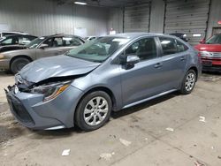 Salvage cars for sale at Franklin, WI auction: 2021 Toyota Corolla LE