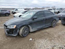 Volkswagen salvage cars for sale: 2016 Volkswagen Jetta Sport