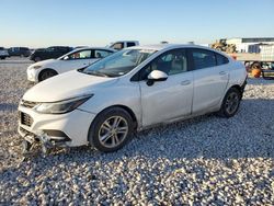 Chevrolet salvage cars for sale: 2018 Chevrolet Cruze LT