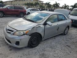 Vehiculos salvage en venta de Copart Opa Locka, FL: 2013 Toyota Corolla Base