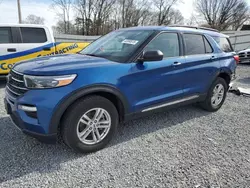 Salvage cars for sale at Gastonia, NC auction: 2022 Ford Explorer XLT