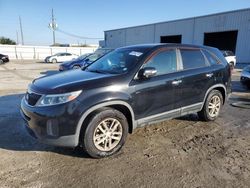 Salvage cars for sale at Jacksonville, FL auction: 2015 KIA Sorento LX