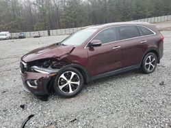 Salvage cars for sale at Gainesville, GA auction: 2017 KIA Sorento EX