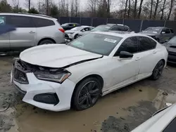 Salvage cars for sale at Waldorf, MD auction: 2023 Acura TLX A-Spec