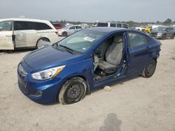 Salvage cars for sale at Houston, TX auction: 2017 Hyundai Accent SE