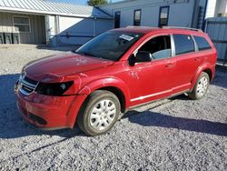 Salvage cars for sale at Prairie Grove, AR auction: 2017 Dodge Journey SE