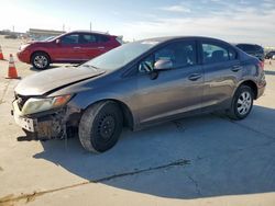 2012 Honda Civic LX en venta en Grand Prairie, TX