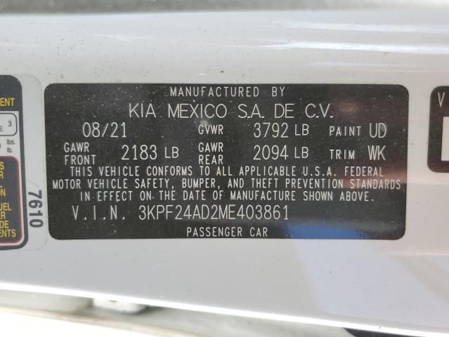 2021 KIA Forte FE