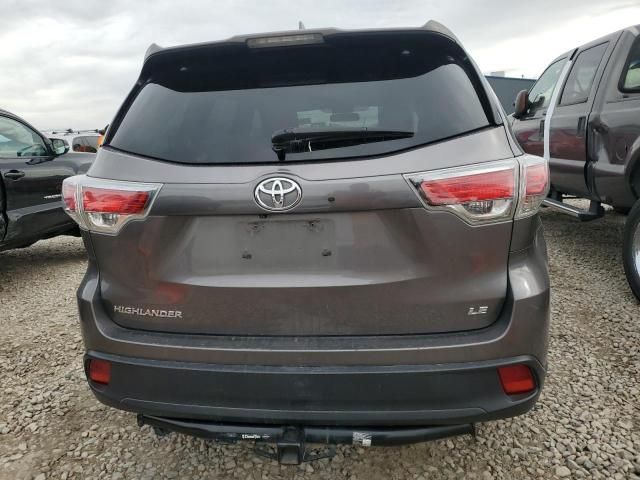 2015 Toyota Highlander LE