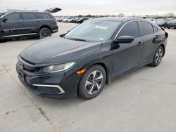 Salvage cars for sale at Grand Prairie, TX auction: 2019 Honda Civic LX