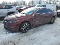 Chevrolet salvage cars for sale: 2016 Chevrolet Malibu LT