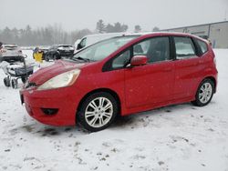 Salvage cars for sale at Mendon, MA auction: 2009 Honda FIT Sport