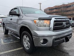 Salvage trucks for sale at North Billerica, MA auction: 2012 Toyota Tundra Double Cab SR5