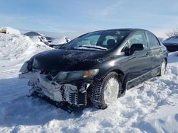 Salvage cars for sale at Montreal Est, QC auction: 2010 Honda Civic DX-G