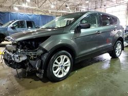 Salvage cars for sale at Woodhaven, MI auction: 2017 Ford Escape SE