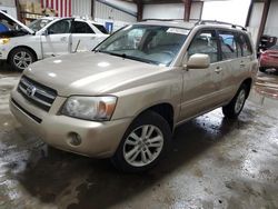 Salvage cars for sale at West Mifflin, PA auction: 2006 Toyota Highlander Hybrid