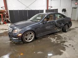 Salvage cars for sale at Center Rutland, VT auction: 2013 Mercedes-Benz C 300 4matic