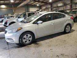 Salvage cars for sale at Eldridge, IA auction: 2016 KIA Forte LX