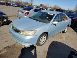 Salvage cars for sale at Woodburn, OR auction: 2006 Toyota Camry LE