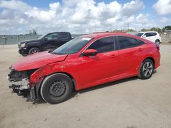 Salvage cars for sale at Homestead, FL auction: 2020 Honda Civic LX