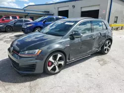 Salvage cars for sale at Fort Pierce, FL auction: 2016 Volkswagen GTI S/SE