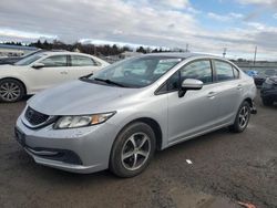 Salvage cars for sale from Copart Pennsburg, PA: 2015 Honda Civic SE