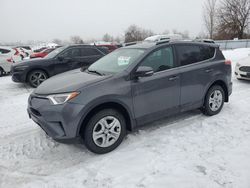 Salvage cars for sale at London, ON auction: 2017 Toyota Rav4 LE