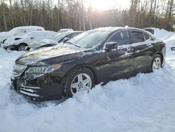 Salvage cars for sale at Cookstown, ON auction: 2015 Acura TLX