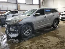 Toyota Vehiculos salvage en venta: 2018 Toyota Highlander SE