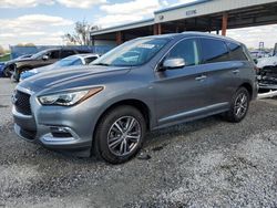 Salvage cars for sale at Riverview, FL auction: 2017 Infiniti QX60