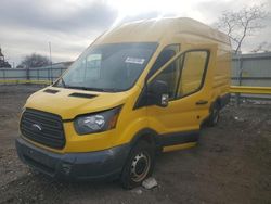 Salvage trucks for sale at Brookhaven, NY auction: 2016 Ford Transit T-250