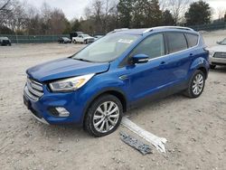 Salvage cars for sale at Madisonville, TN auction: 2017 Ford Escape Titanium