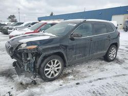 Jeep salvage cars for sale: 2014 Jeep Cherokee Limited