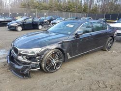 Salvage cars for sale at auction: 2016 BMW 750 XI