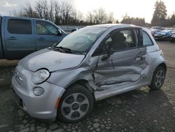 Salvage cars for sale at auction: 2014 Fiat 500 Electric