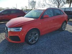 Salvage cars for sale at Riverview, FL auction: 2018 Audi Q3 Premium