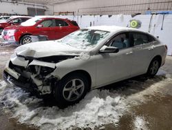 Salvage cars for sale at Candia, NH auction: 2018 Chevrolet Malibu LS