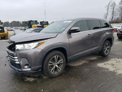 Salvage cars for sale from Copart Dunn, NC: 2019 Toyota Highlander LE