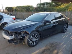 Salvage cars for sale at San Martin, CA auction: 2015 Acura TLX Tech