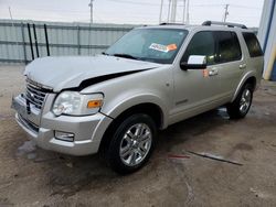 Salvage cars for sale at Chicago Heights, IL auction: 2008 Ford Explorer Limited