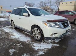 Nissan salvage cars for sale: 2014 Nissan Pathfinder S