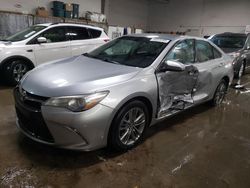 Salvage cars for sale at Elgin, IL auction: 2016 Toyota Camry LE