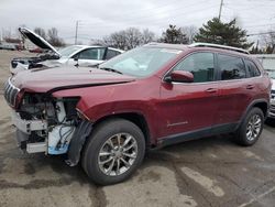 Salvage cars for sale at Moraine, OH auction: 2019 Jeep Cherokee Latitude Plus