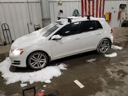 Salvage cars for sale at Mcfarland, WI auction: 2015 Volkswagen Golf TDI