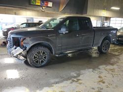 Salvage cars for sale at Indianapolis, IN auction: 2015 Ford F150 Super Cab