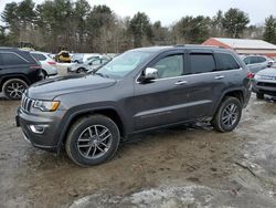 Salvage cars for sale at Mendon, MA auction: 2017 Jeep Grand Cherokee Limited